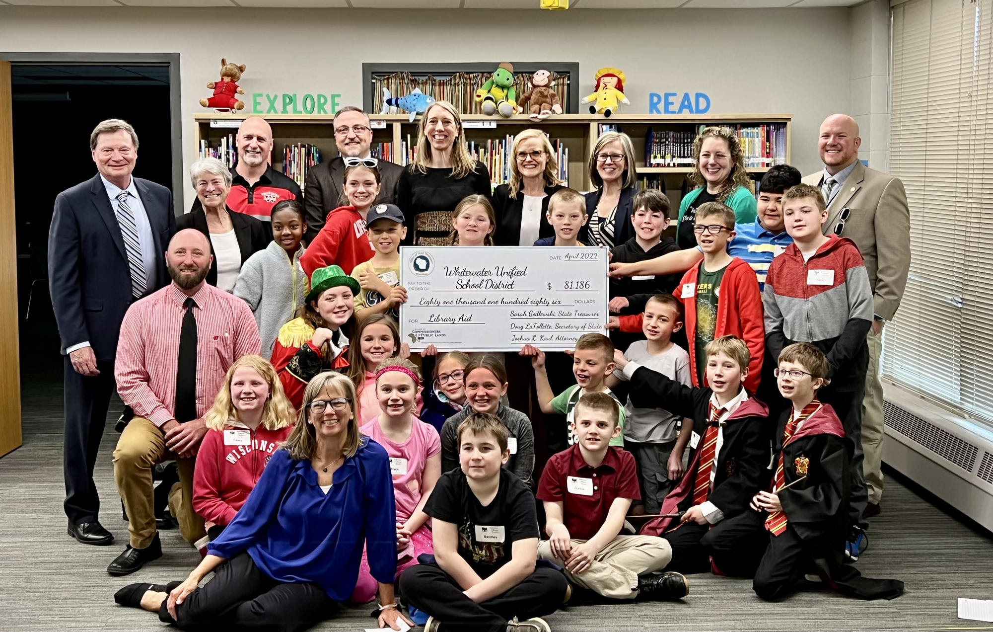 Treasurer Godlewski Highlights over 80k for Whitewater Unified School