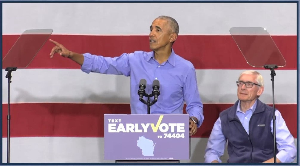 Obama says stark choice on ballot Nov. 8 - Vimarsana News