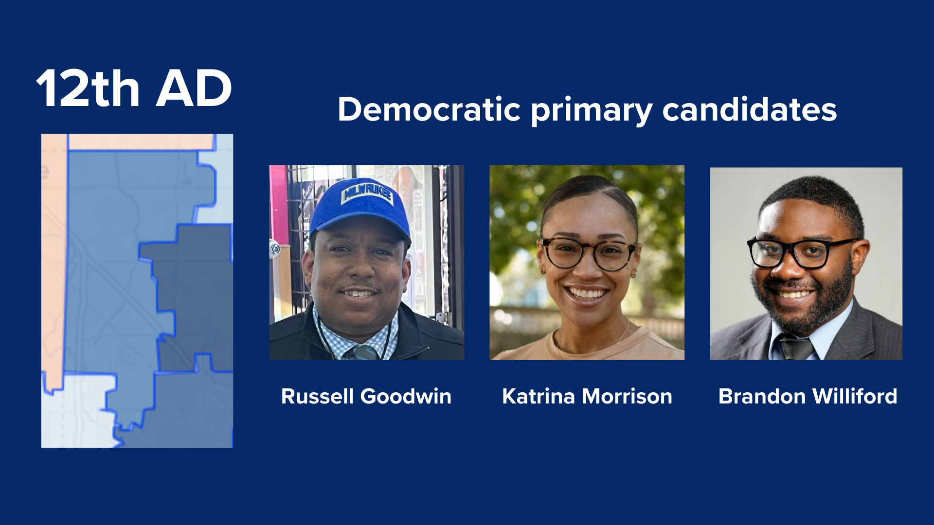 Three running in Dem primary for Milwaukee's 12th AD - WisPolitics