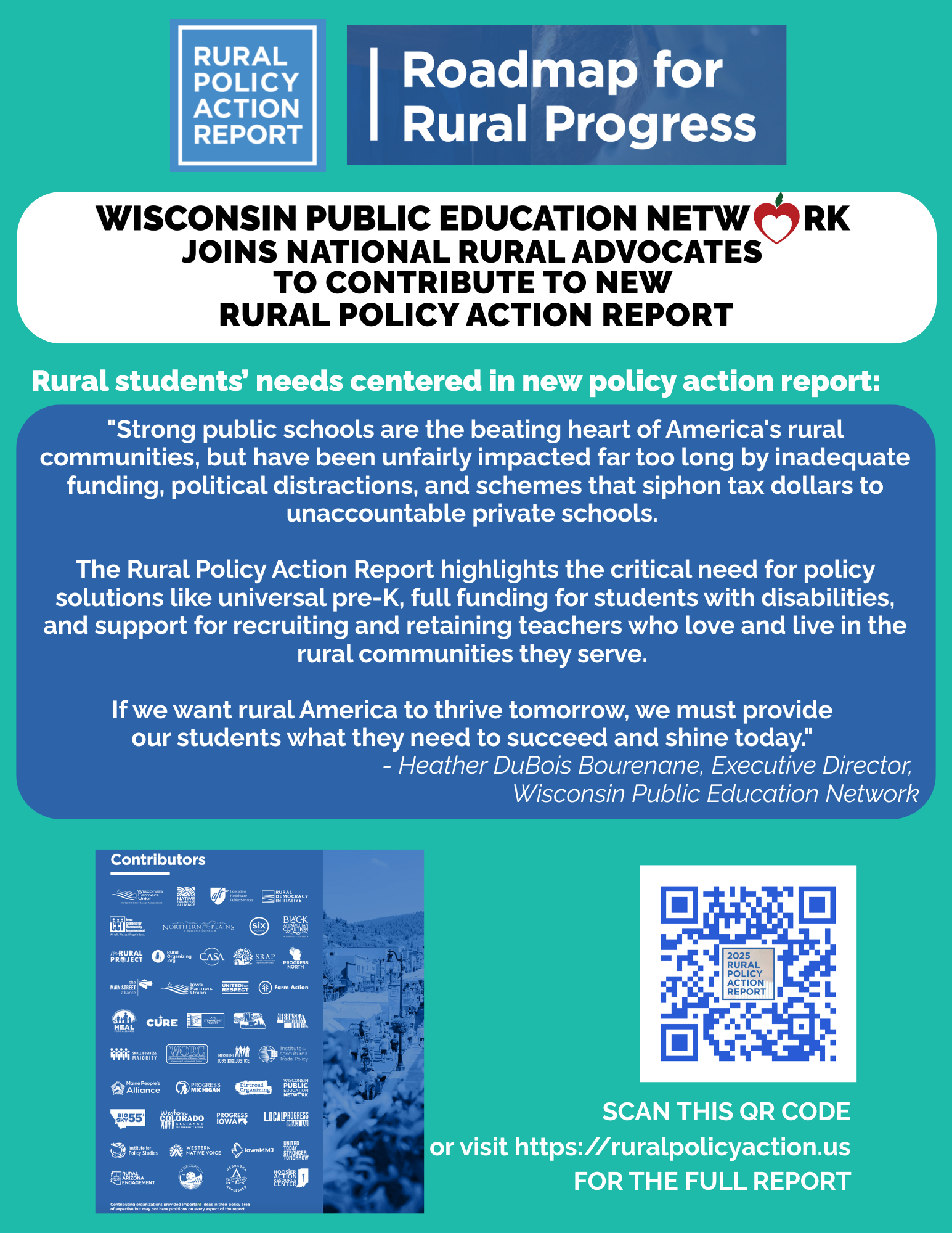 Wisconsin Usda Rural Development Wisconsin Public Education Network: 'Roadmap for Rural Progress ...