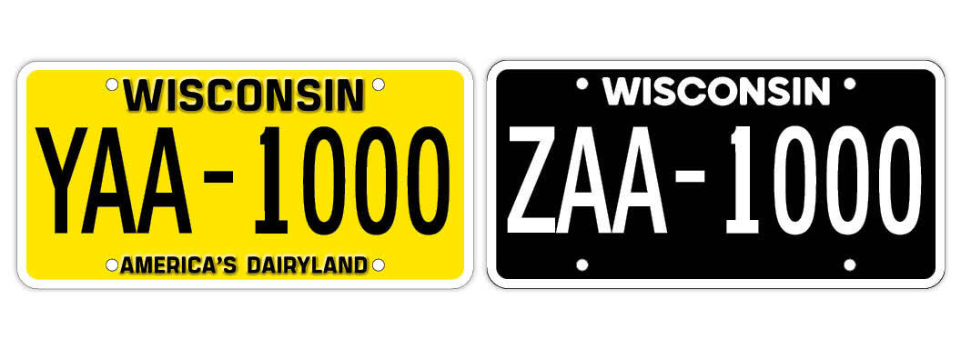 Gov. Evers, Dept. of Transportation: Unveil new blackout and retro license plate designs for Wisconsin drivers