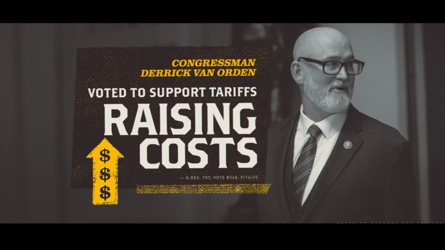 Opportunity Wisconsin releases new buy knocking Van Orden on tariffs