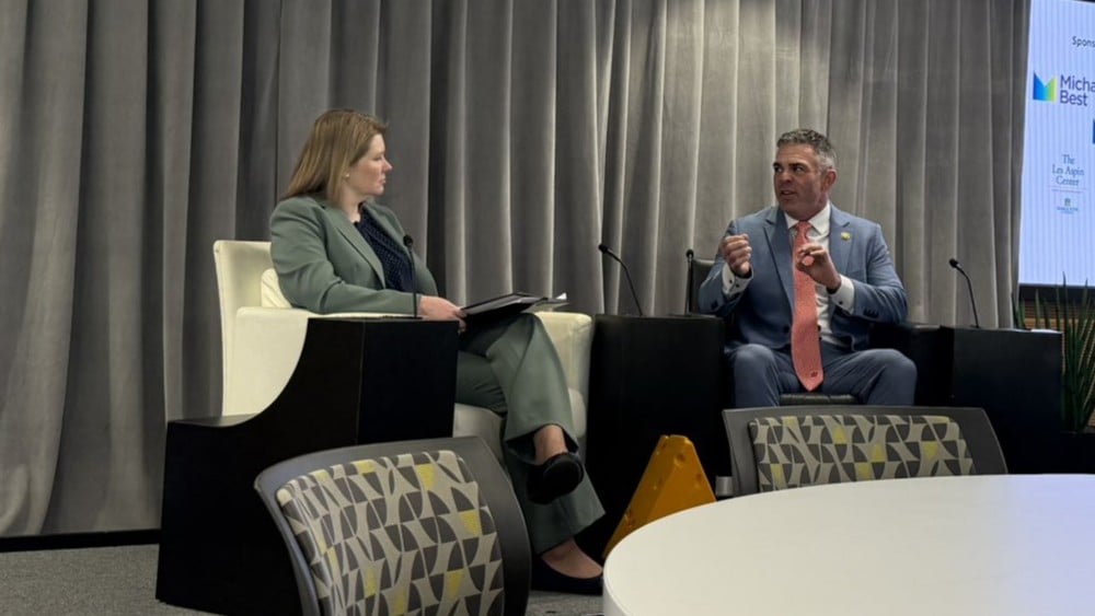 U.S. Rep. Tony Wied fields questions