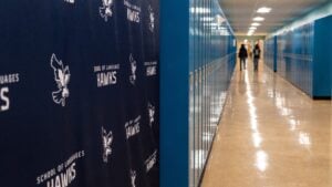 Picture of a hallway at the Milwaukee School of Languages