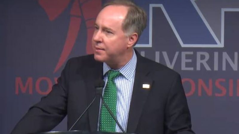 Assembly Speaker Robin Vos at the 2018 GOP state convention. Screenshot from WisconsinEye.