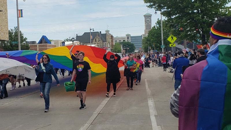 Milwaukee holds an annual Pride Parade each June in the Walker's Point neighborhood. Photo by David Wise, June 5, 2022.