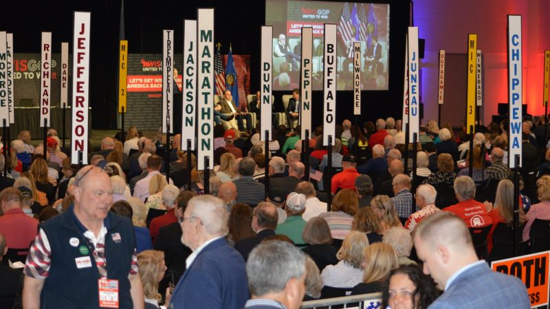 Republican Party activist gather in Appleton for the state GOP's 2024 convention.