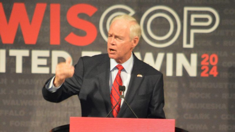 U.S. Sen. Ron Johnson, R-Oshkosh, urged activists at the state GOP convention in Appleton to set aside divisions and unite around Donald Trump.