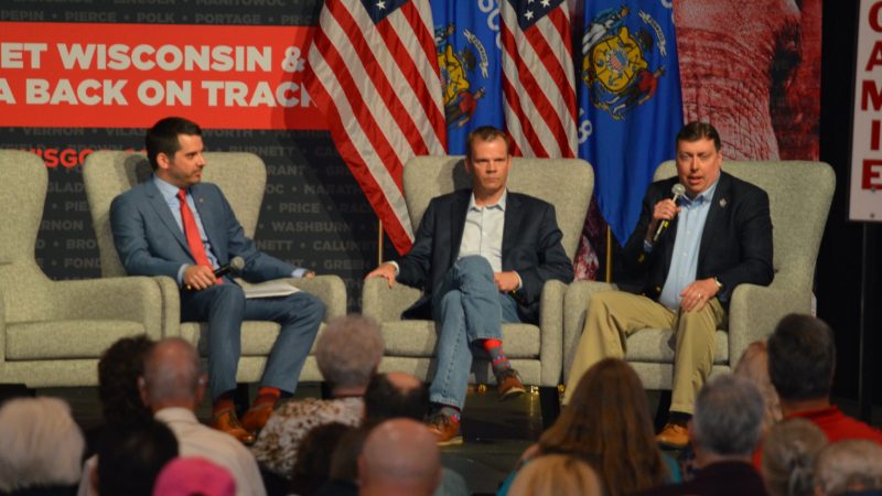 The 2024 state GOP convention included a panel discussion with Senate Majority Leader Devin LeMahieu, R-Oostburg, and Joint Finance Committee Co-chair Mark Born, R-Beaver Dam