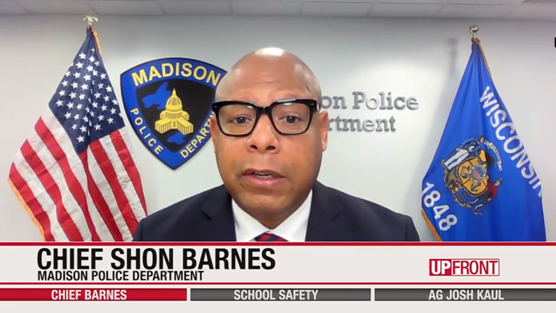 Madison Police Chief Shon Barnes. Screenshot from WISN video aired Dec. 22, 2024.