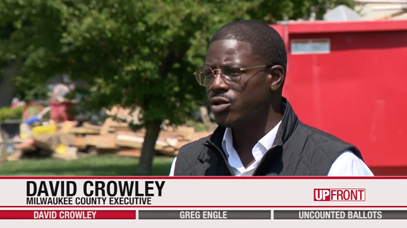 Milwaukee County Exec. David Crowley appeared on the August 17, 2025, episode of "UpFront," produced in partnership with WisPolitics.