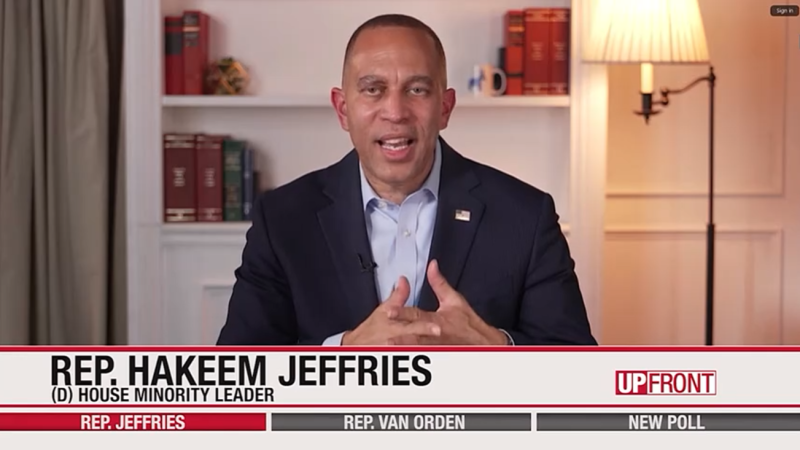 House Minority Leader Hakeem Jeffries was a guest on the Nov. 2, 2025, episode of WISN's "UpFront," produced in partnership with WisPolitics-State Affairs.