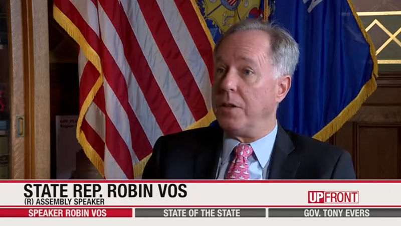 Assembly Speaker Robin Vos, R-Rochester, was a guest on the Feb 22, 2026, episode of WISN's "UpFront," produced in partnership with WisPolitics-State Affairs.