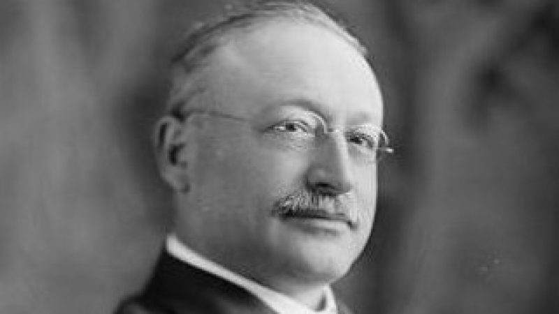 Portrait of Victor Berger in 1905. From the Library of Congress Harris and Ewing Photographs Collection.