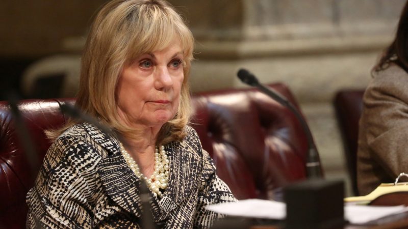 Sen. Alberta Darling in the Senate chambers at the State Capitol in Madison, on Tuesday, November 7, 2017. PHOTO BY MICHELLE STOCKER  SENATE