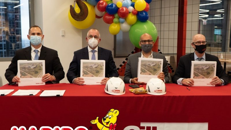 Haribo and Gilbane Building Company executives sign contract to partner on North American factory construction/https://www.prnewswire.com/news-releases/haribo-chooses-contractor-for-wisconsin-factory-build-301159616.html