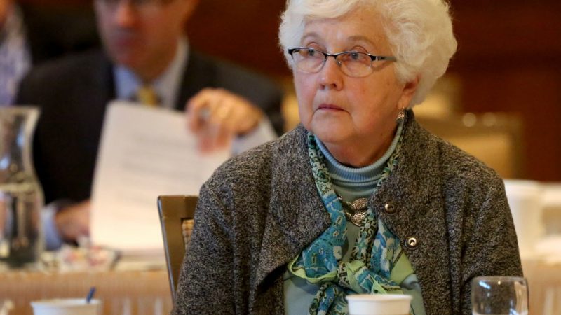 Regent Margaret Farrow, during a Board of Regents meeting at Union South at the UW-Madison in Madison, on Friday, February 5, 2016. PHOTO BY MICHELLE STOCKER