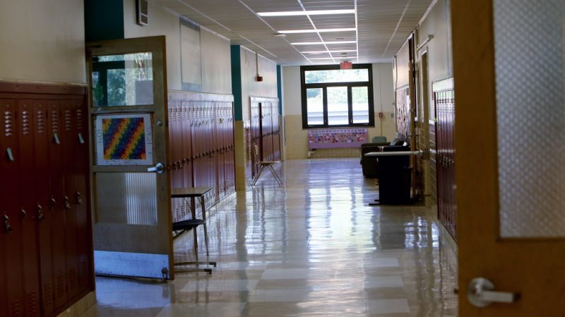 One of the hallways at Malcolm Shabazz City High School, in Madison, on Tuesday, October 6, 2015. PHOTO BY MICHELLE STOCKER