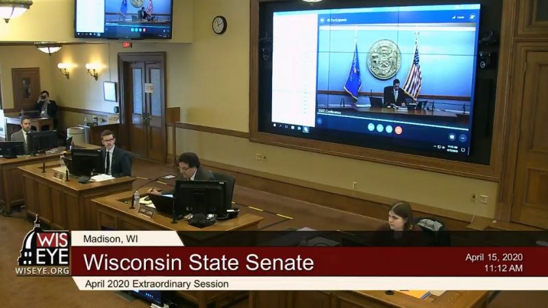 Senate virtual session